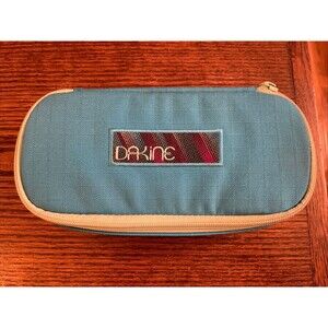 Dakine Canvas School Pencil Accessory Case Blue Green
